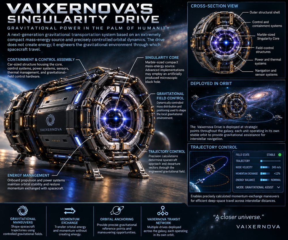 Vaixernova's Singularity Drive concept art